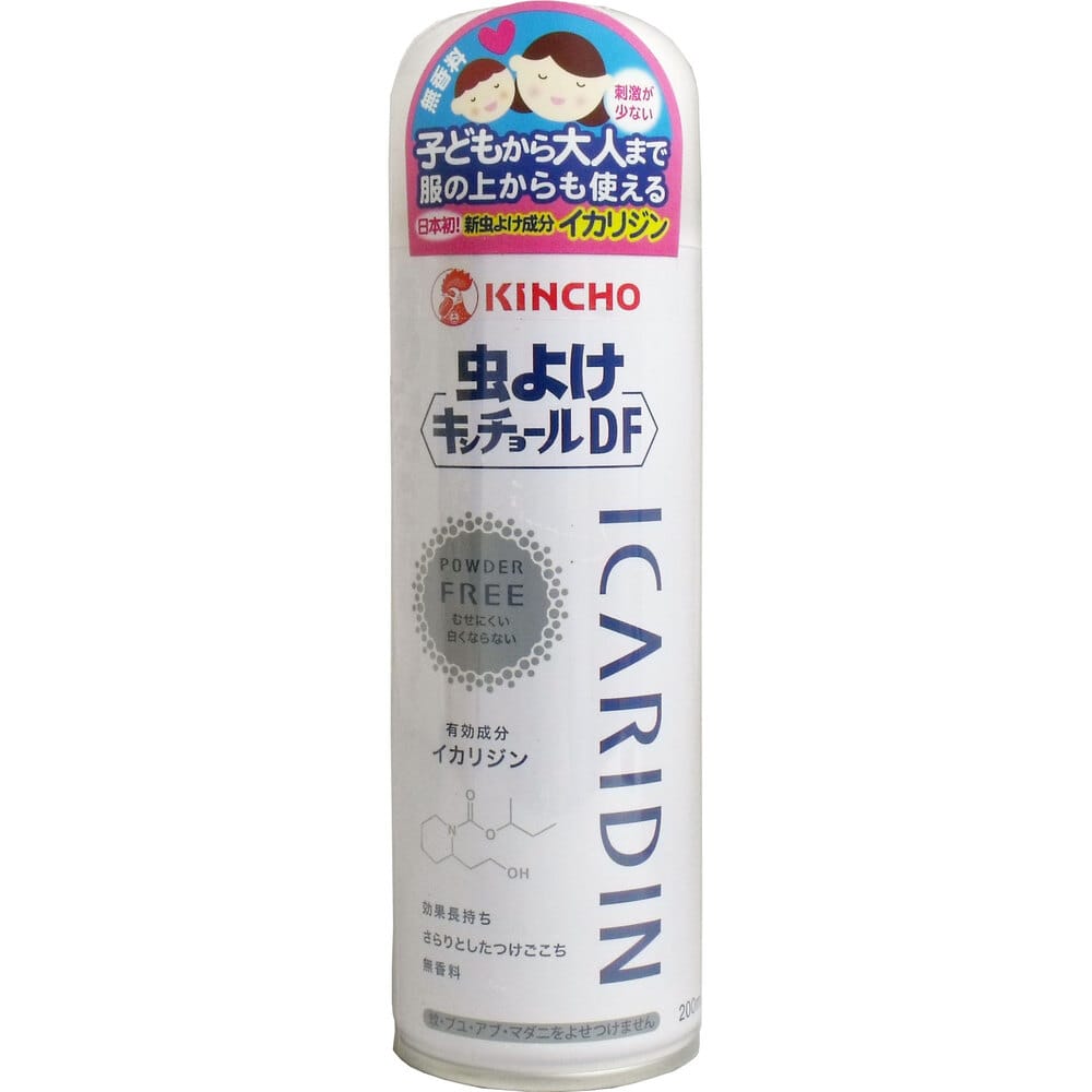 大日本除虫菊 金鳥 虫よけキンチョールDF パウダーフリー 無香料 200mL 1個(ご注文単位1個)【直送品】