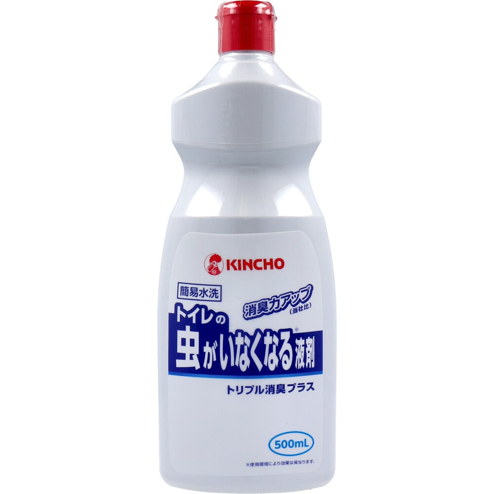 大日本除虫菊(金鳥) キンチョウ トイレの虫がいなくなる液剤 トリプル消臭プラス 500mL 1個(ご注文単位1個)【直送品】