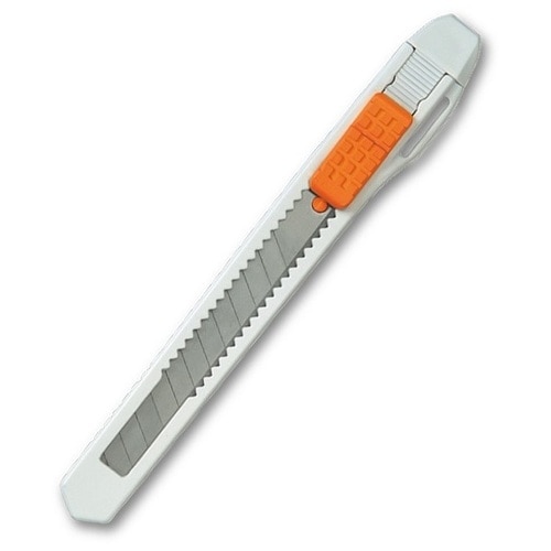 プラス PLUS カッターナイフ S CU-103 ホワイト 1箱(ご注文単位1箱)【直送品】