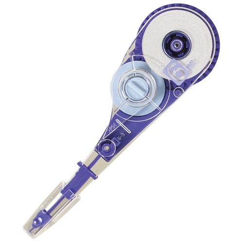 プラス PLUS 修正テープ ホワイパー ブイ 交換テープ 6mm ブルー 42-252 1個(ご注文単位1個)【直送品】