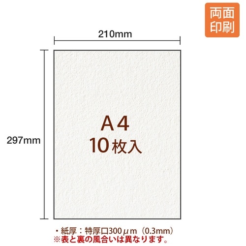プラス PLUS コピー用紙 インクジェット用紙 和紙特厚口 A4 10枚 IT-324R 45-899 1冊(ご注文単位1冊)【直送品】