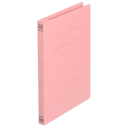 プラス PLUS フラットファイル ノンステッチ 041N A5S ピンク 78-098 1袋(ご注文単位1袋)【直送品】