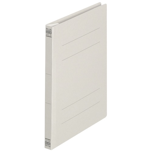 プラス PLUS フラットファイル ノンステッチ 041N A5S グレー 78-099 1袋(ご注文単位1袋)【直送品】