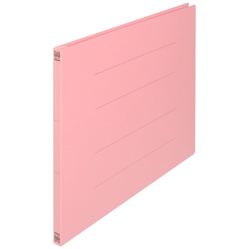 プラス PLUS フラットファイル ノンステッチ 002N A3E ピンク 78-178 1袋(ご注文単位1袋)【直送品】