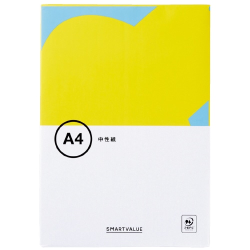 スマートバリュー コピーペーパー 中性紙 A4 5000枚 A020J 1箱（ご注文単位1箱）【直送品】