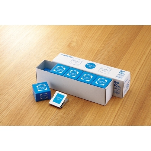 ジョインテックス マグネットクリップ 小 青 10個 B038J-B10 1箱(ご注文単位1箱)【直送品】