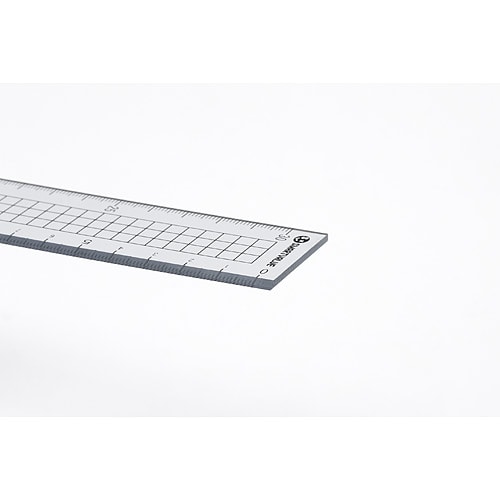 スマートバリュー 再生PET直定規 30cm*10本 B333J-10 1パック(ご注文単位1パック)【直送品】