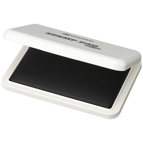 スマートバリュー 速乾スタンプ台中型 黒 B503J-BK 1個(ご注文単位1個)【直送品】