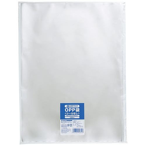スマートバリュー OPP袋 (シールなし) B4 100枚 B625J-B4 1パック(ご注文単位1パック)【直送品】