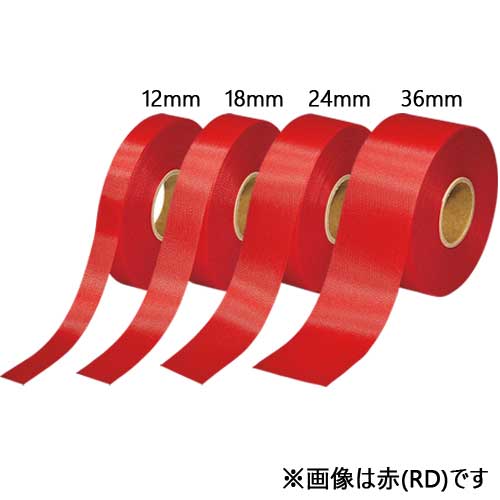 スマートバリュー カラーリボン 水色 12mm*25m 10個 B812J-SK10 1パック（ご注文単位1パック）【直送品】