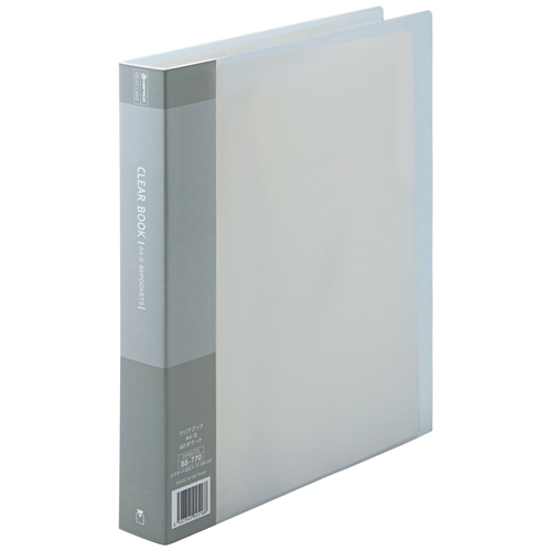 スマートバリュー クリアーブック 60P A4S 透明 D049J-CL 1冊（ご注文単位1冊）【直送品】