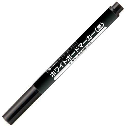 スマートバリュー ホワイトボードマーカー 細字 黒 H007J-BK-10P 1箱（ご注文単位1箱）【直送品】