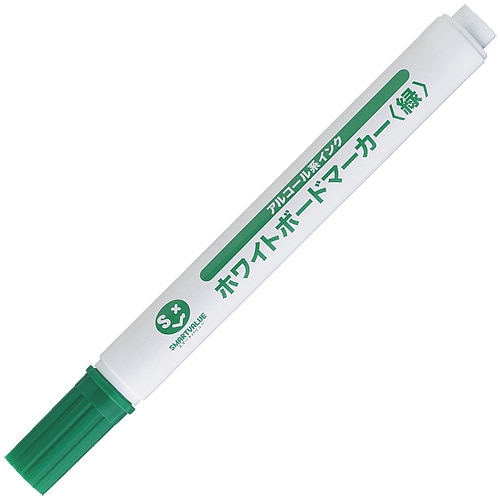 スマートバリュー ボードマーカーE 中字 緑 12本 H036J-GR 1箱(ご注文単位1箱)【直送品】
