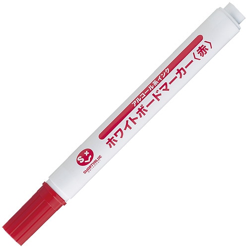 スマートバリュー ボードマーカーE 中字 赤 48本 H036J-RD-48 1セット(ご注文単位1セット)【直送品】