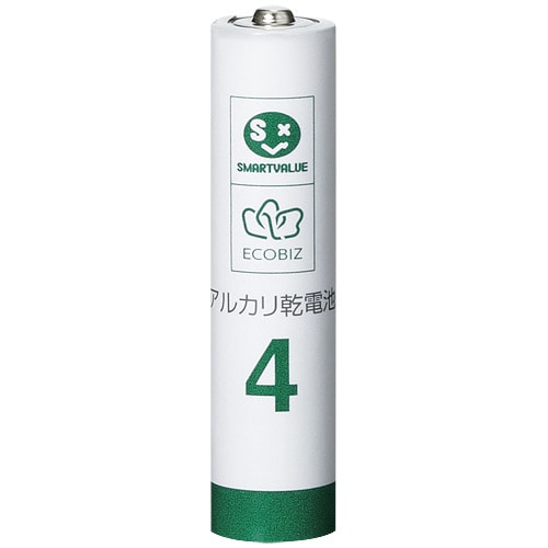 スマートバリュー アルカリ乾電池Ⅲ 単4×480本 N214J-40P-12 1セット（ご注文単位1セット）【直送品】