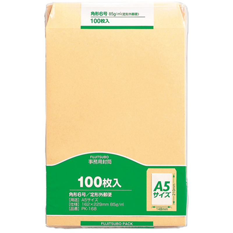 マルアイ 事務用封筒 PK-168 角6 100枚*10 1個（ご注文単位1個）【直送品】