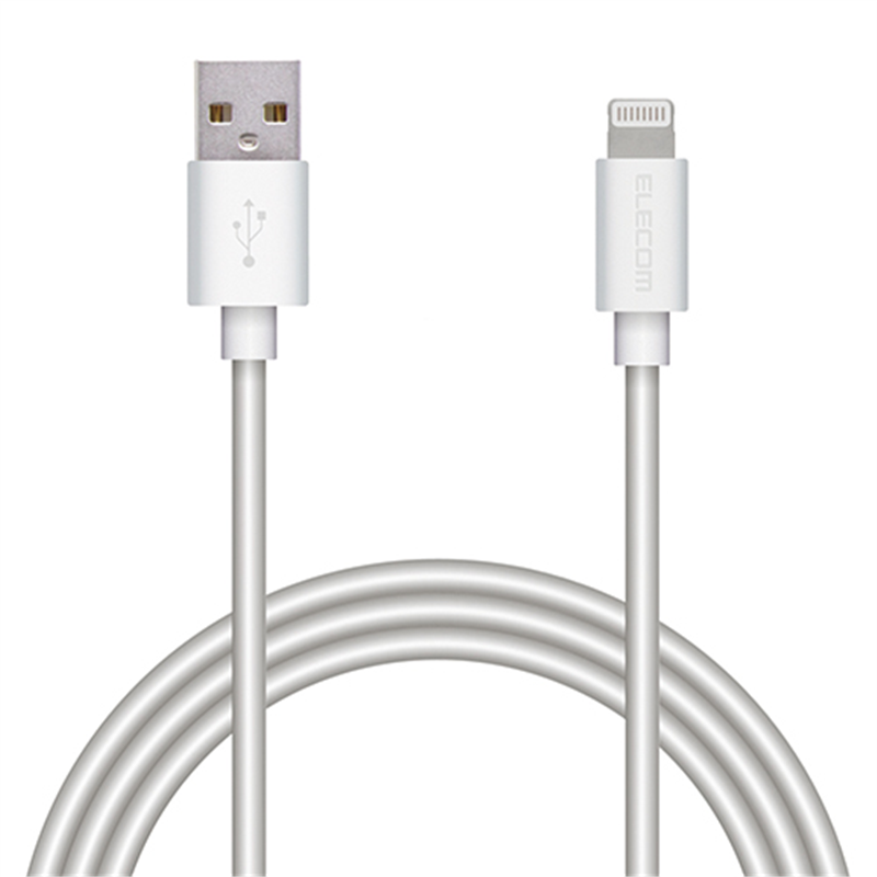 エレコム Lightningケーブル 1m MPA-UALA10WH 10本 1個（ご注文単位1個）【直送品】