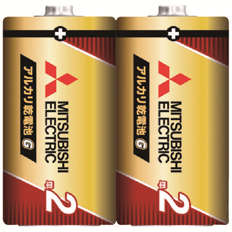 三菱電機 三菱電機アルカリ乾電池単2形 10本 1個（ご注文単位1個）【直送品】