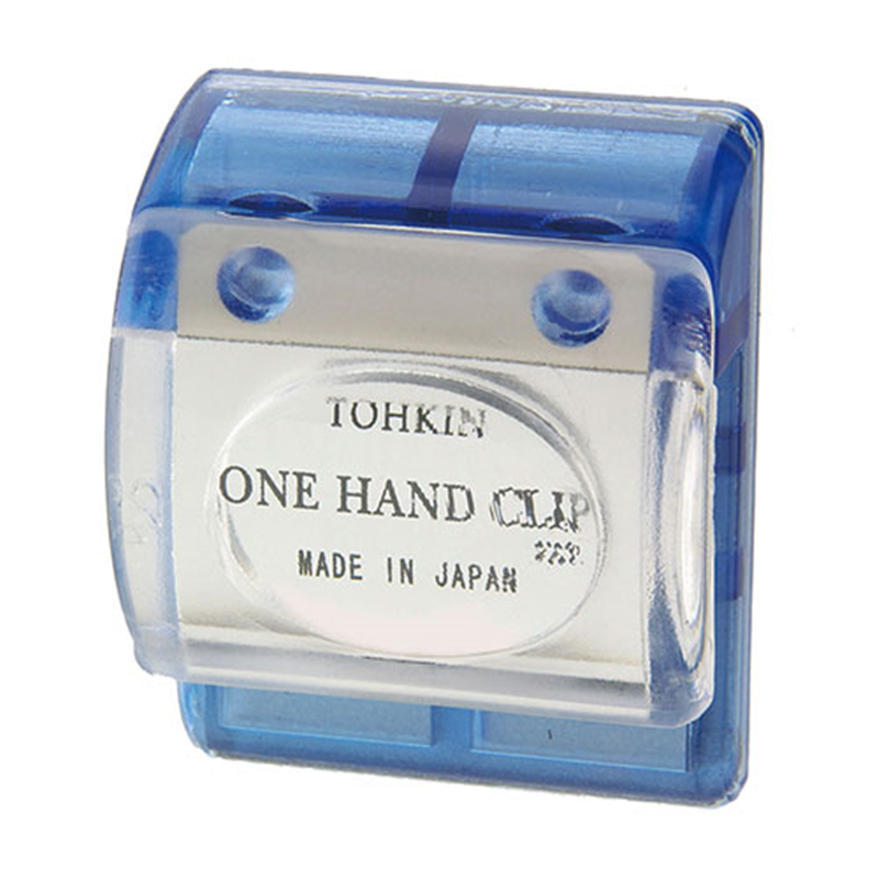 トーキンコーポレーション ワンハンドクリップ OC-B 青色 1個（ご注文単位1個）【直送品】