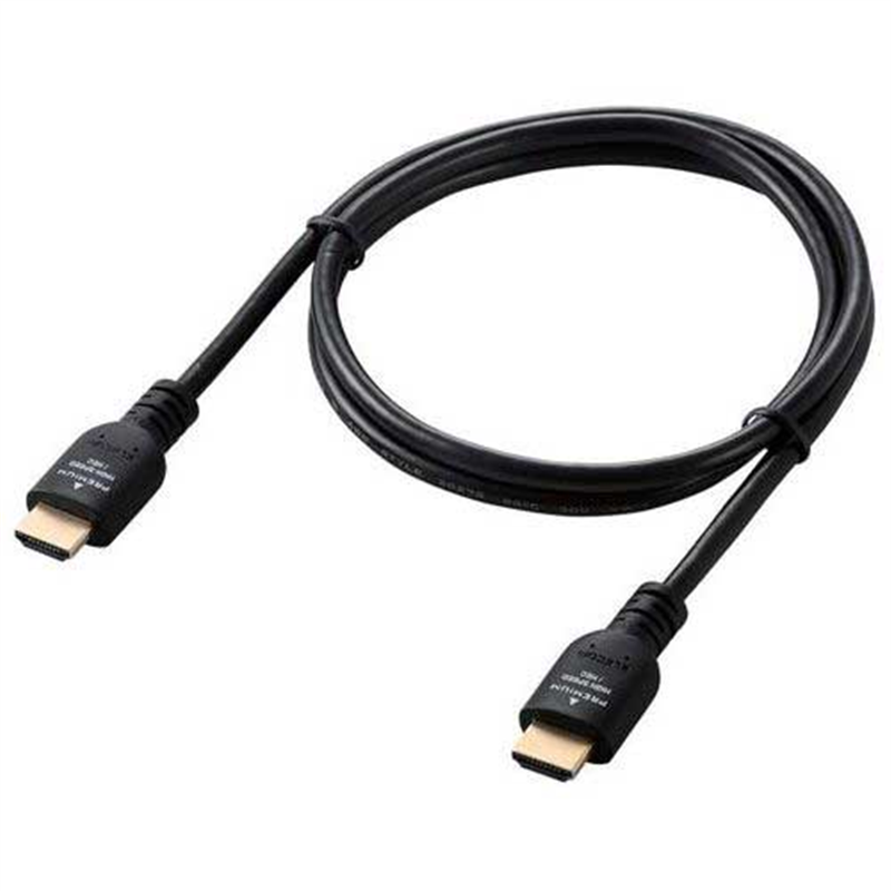 エレコム PremiumHDMIケーブル 1m DH-HDPS14E10BK2 1個（ご注文単位1個）【直送品】