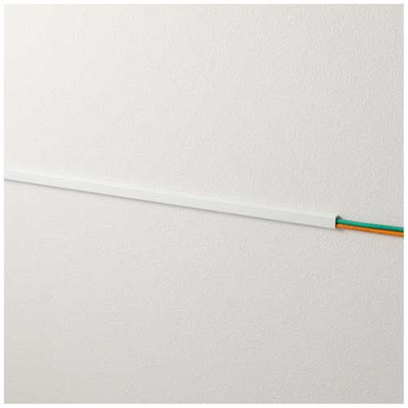 エレコム 壁用 モール 21mm ホワイト LD-GAF2MWH 1個(ご注文単位1個)【直送品】