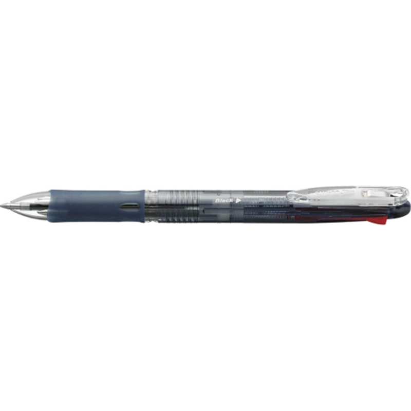 ゼブラ クリップオンスリム 4色 B4A5-BK 黒 1個（ご注文単位1個）【直送品】