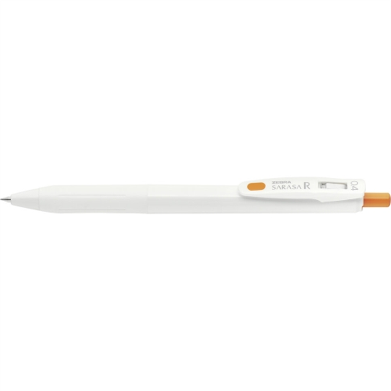 ゼブラ サラサR0.4 白/オレンジ JJS29-R1-OR 1個（ご注文単位1個）【直送品】