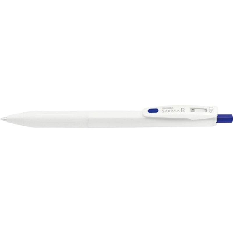 ゼブラ サラサR0.5 白/青 JJ29-R1-BL 1個（ご注文単位1個）【直送品】