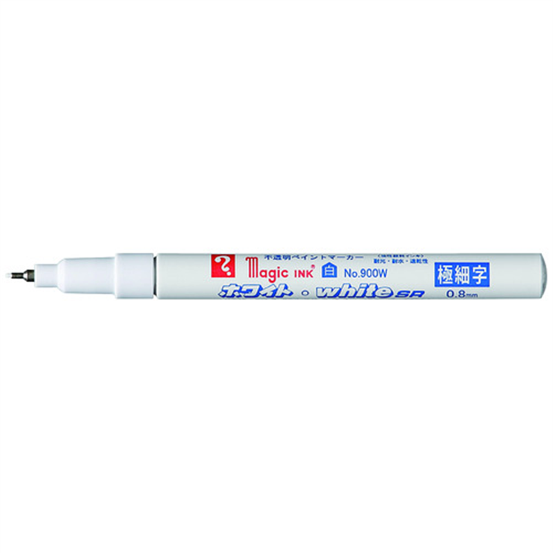 寺西化学工業 マジックホワイト M900W 極細字 1個（ご注文単位1個）【直送品】