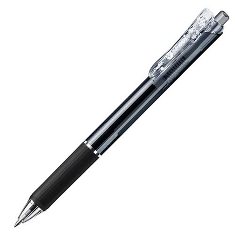 ぺんてる フィール0.7 クリアブラック軸 黒 BXB117-A 1個（ご注文単位1個）【直送品】