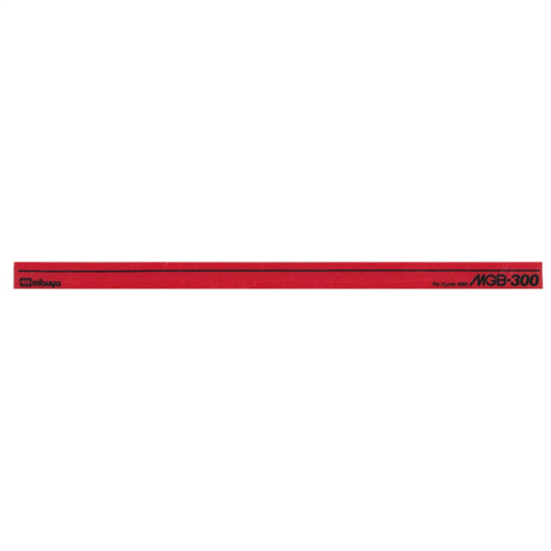 ミツヤ マグネットバー MGB-300 300mm レッド 1個(ご注文単位1個)【直送品】