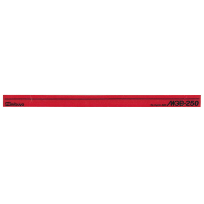 ミツヤ マグネットバー MGB-250 250mm レッド 1個（ご注文単位1個）【直送品】