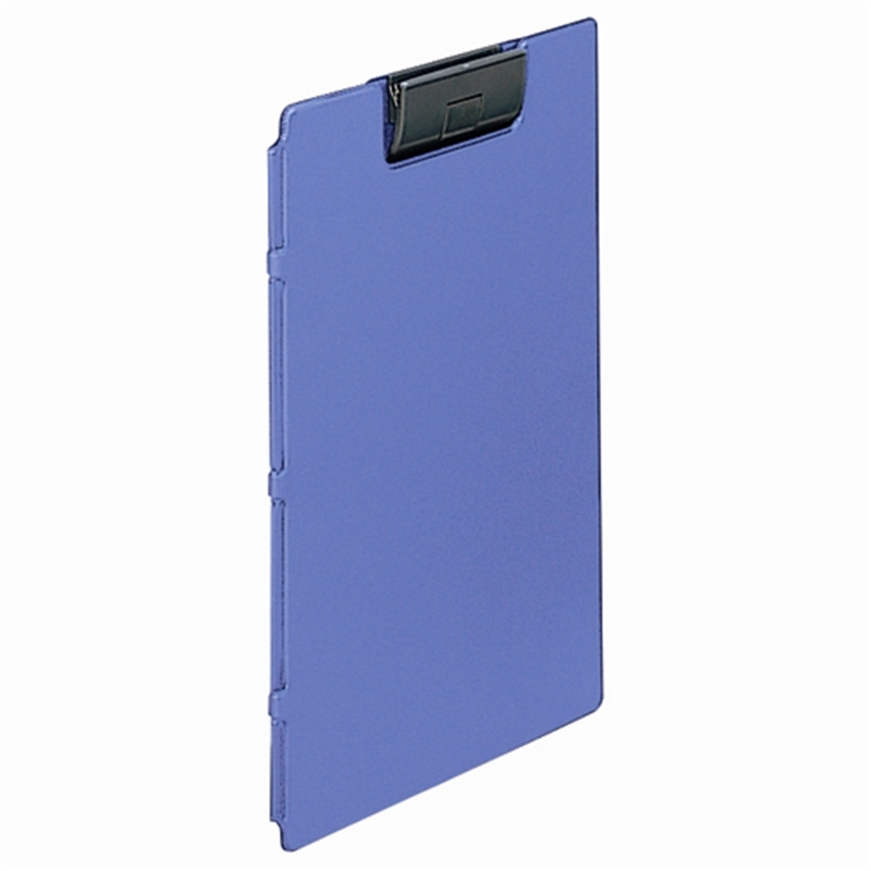 LIHITLAB クリップファイル F-2650-8 A4E 青 1個(ご注文単位1個)【直送品】