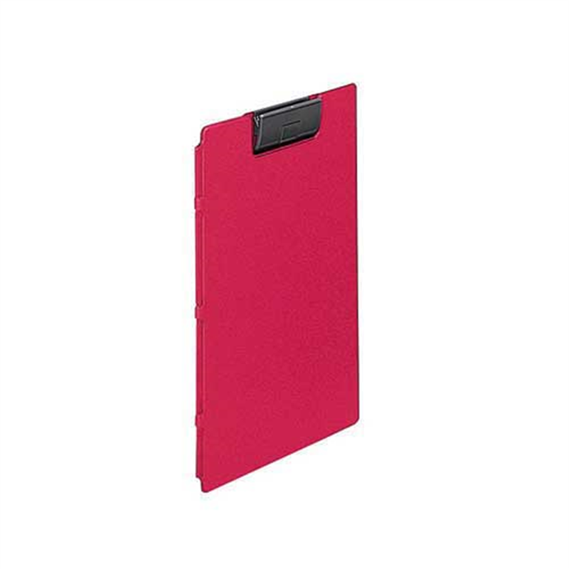 LIHITLAB クリップファイル F-2650-12 A4E 桃 1個(ご注文単位1個)【直送品】
