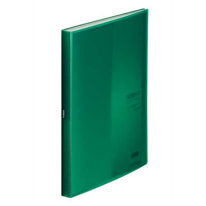 LIHITLAB クリヤーブック40P N-8102-7 緑 1個（ご注文単位1個）【直送品】