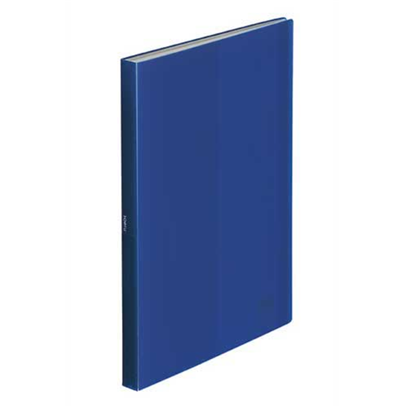 LIHITLAB クリヤーブック40P N-8102-11 青 1個（ご注文単位1個）【直送品】