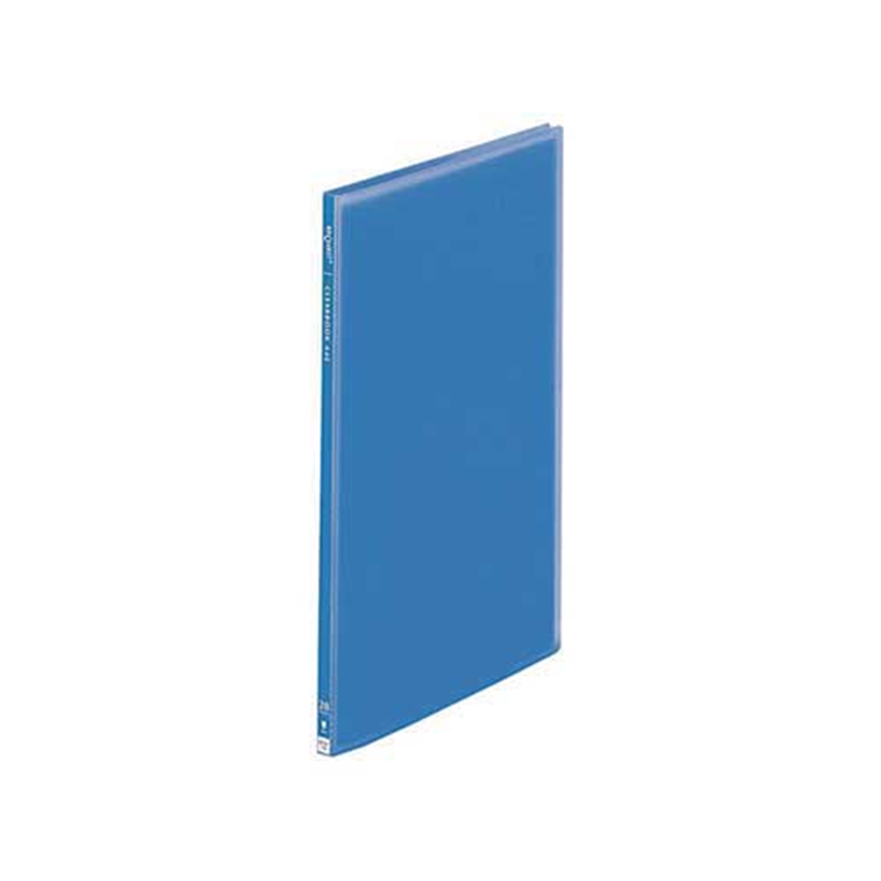 LIHITLAB クリヤーブック20P G3101-8 A4S ブルー 1個（ご注文単位1個）【直送品】