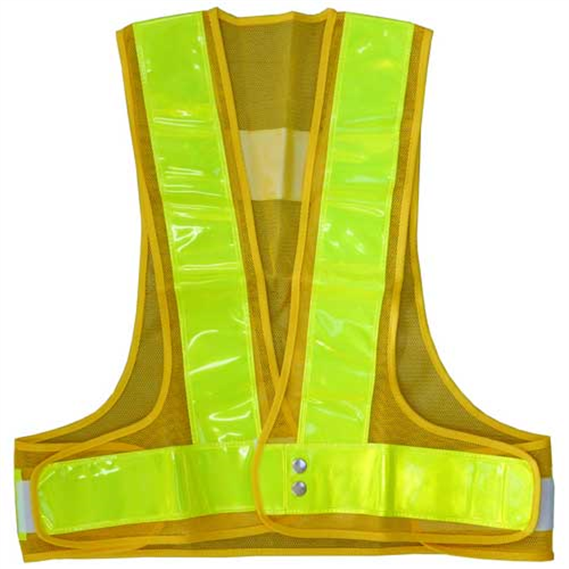 キタムラ産業 安全ベスト 黄メッシュ/黄反射 1個(ご注文単位1個)【直送品】
