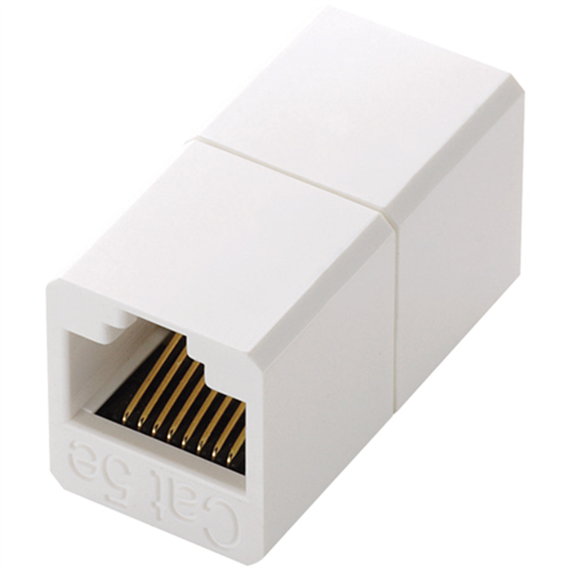 エレコム RJ45延長コネクタ LD-RJ45JJ5Y2 1個（ご注文単位1個）【直送品】