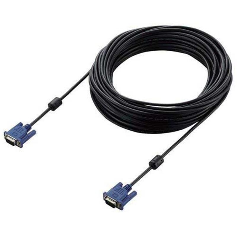エレコム ディスプレイケーブル 20m CAC-L20BK/RS 1個(ご注文単位1個)【直送品】