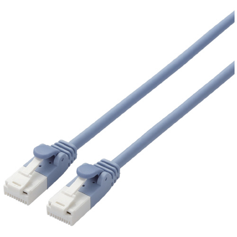 エレコム LANケーブルやわらか6A 5mLD-GPAYT/BU50 1個(ご注文単位1個)【直送品】