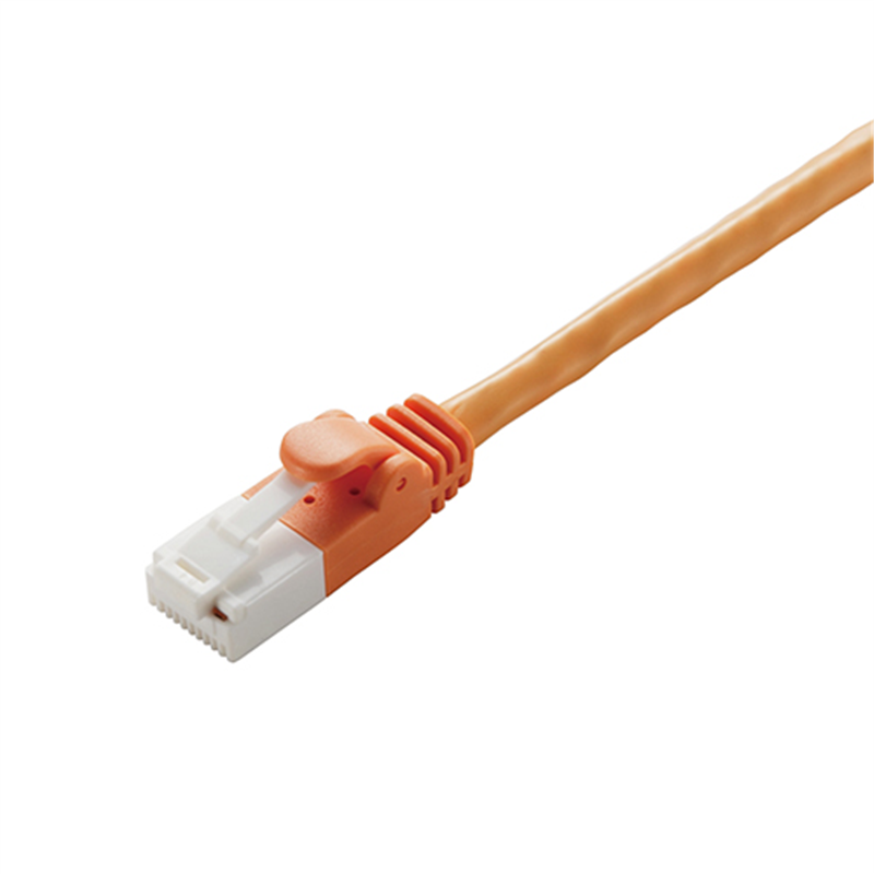エレコム LANケーブルCat6オレンジ1mLD-GPT/DR1/RS 1個(ご注文単位1個)【直送品】