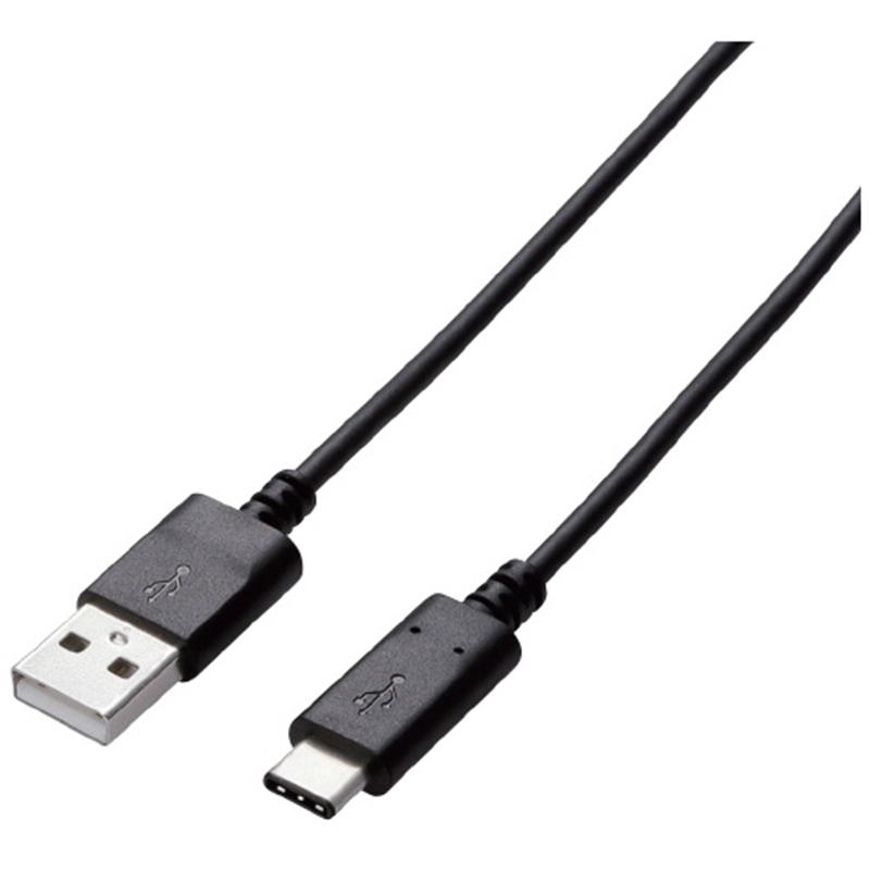 エレコム USB3.1(Gen2)ケーブル 0.5m ブラック 1個（ご注文単位1個）【直送品】