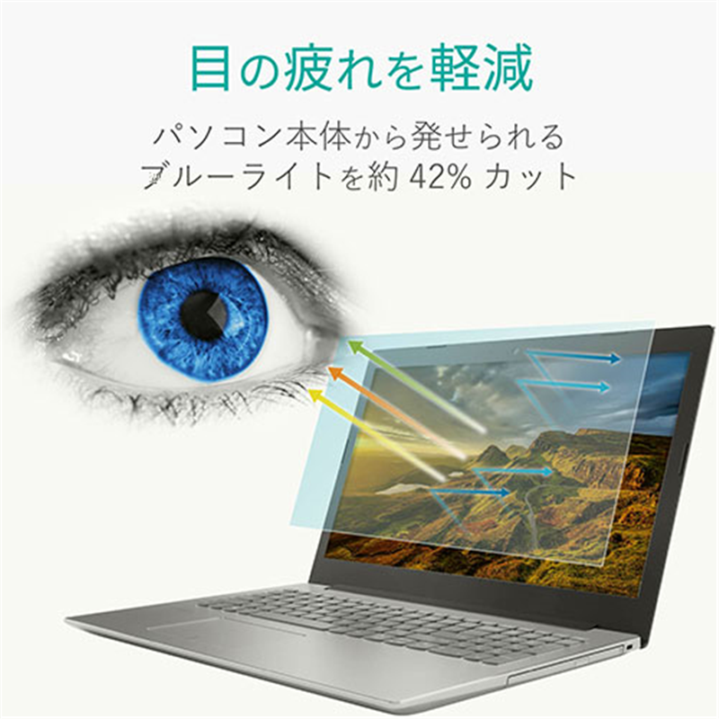 エレコム 液晶保護フィルム24W EF-FL24WBL 1個（ご注文単位1個）【直送品】