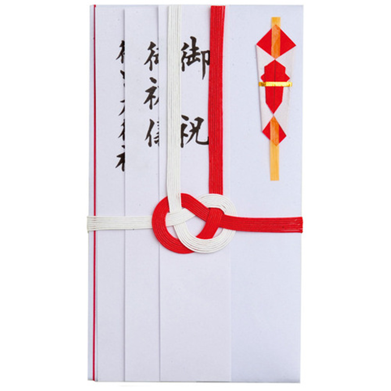 今村紙工 赤白7本 金封 短冊付 E-651 1枚 1個(ご注文単位1個)【直送品】