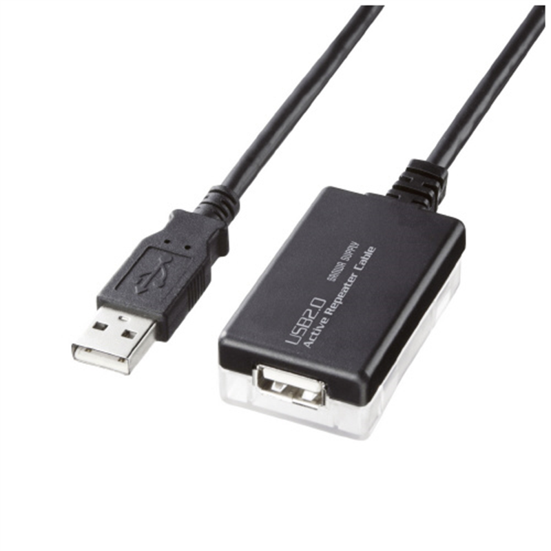 サンワサプライ 12m延長USBリピーターケーブルKB-USB-R212N 1個（ご注文単位1個）【直送品】