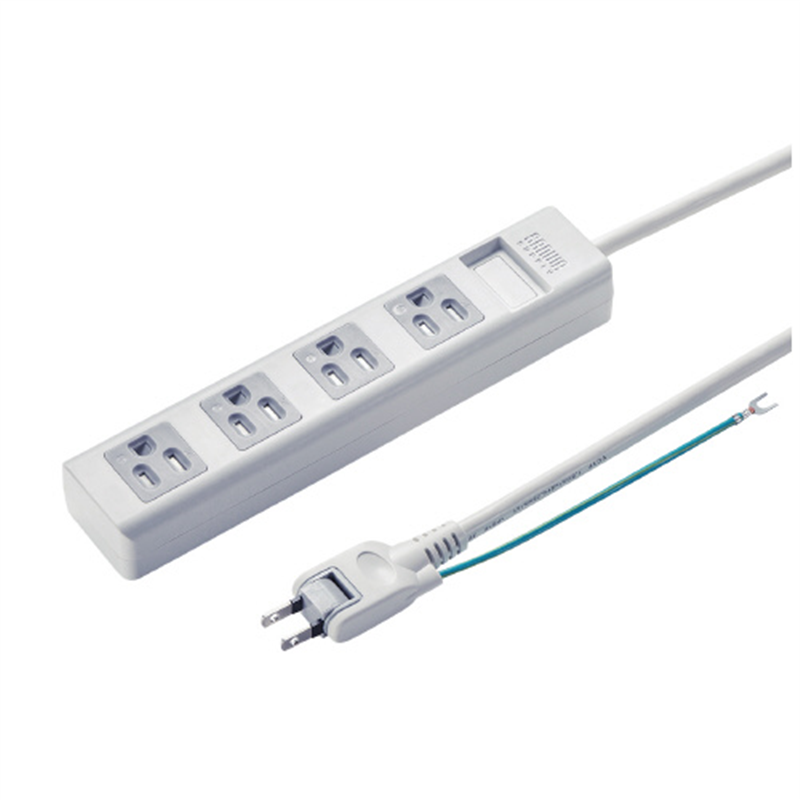 サンワサプライ シャッタータップ 4個口 5m TAP-SH3450MG 1個（ご注文単位1個）【直送品】