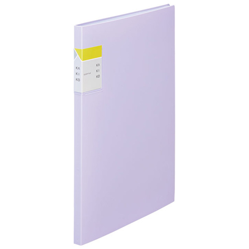 キングジム クリアファイルカキコA4S 20P 8632-LA 1個(ご注文単位1個)【直送品】