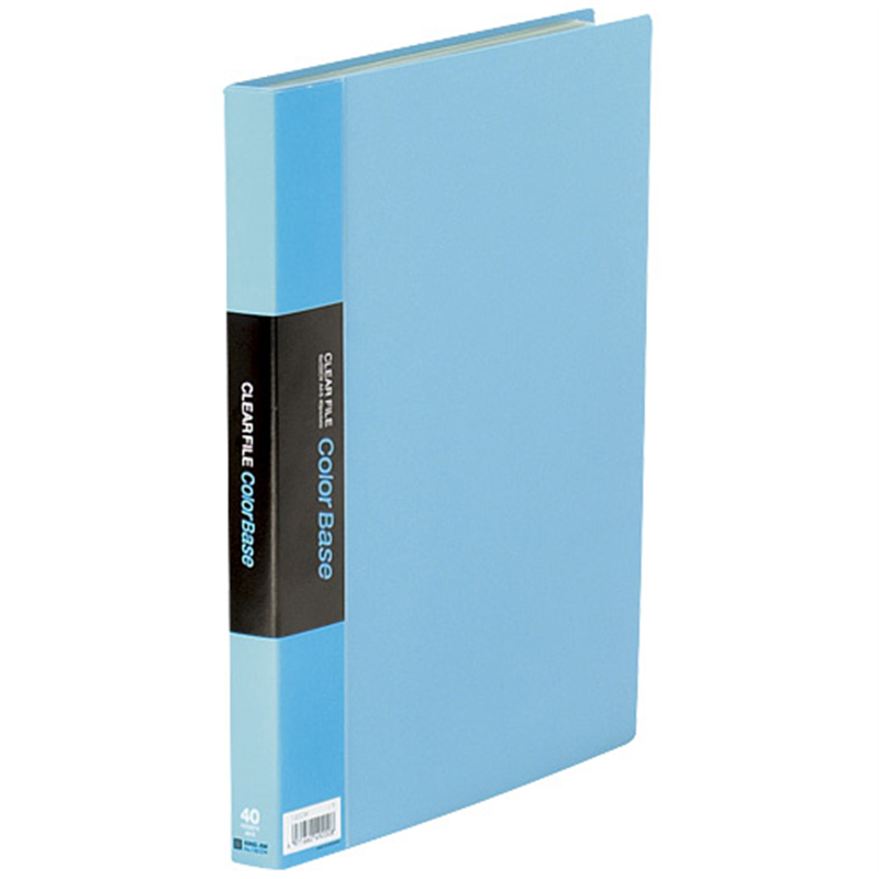 キングジム クリアーファイル 40P 132CW A4S 空 1個(ご注文単位1個)【直送品】