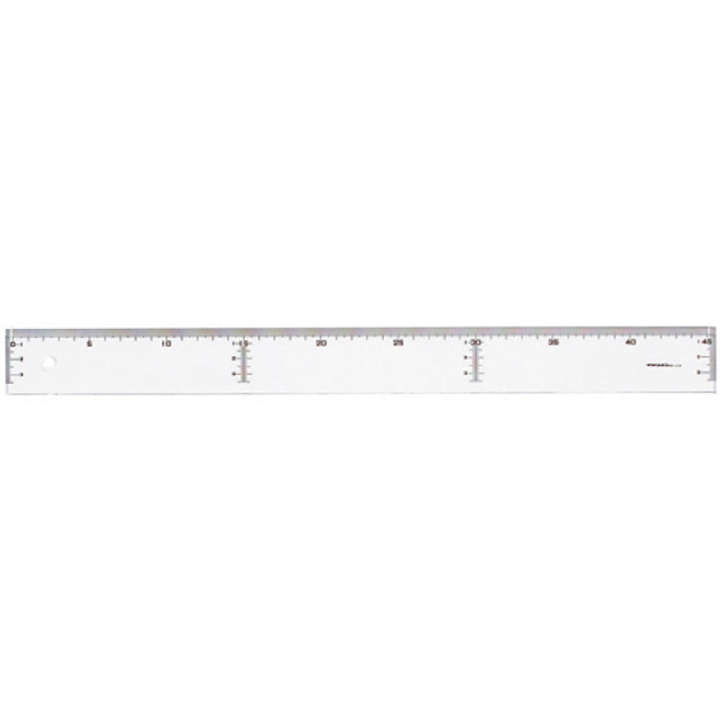 西敬 直定規 NA-4530 45cm 1個（ご注文単位1個）【直送品】
